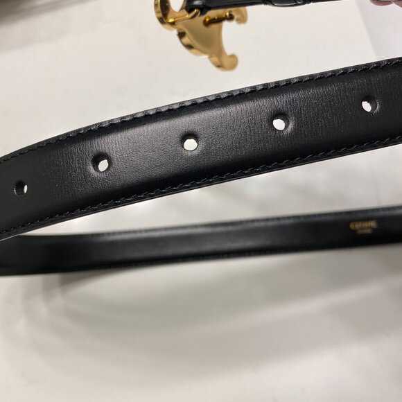 Celine Logo Leather Belt - Picture 7 of 7